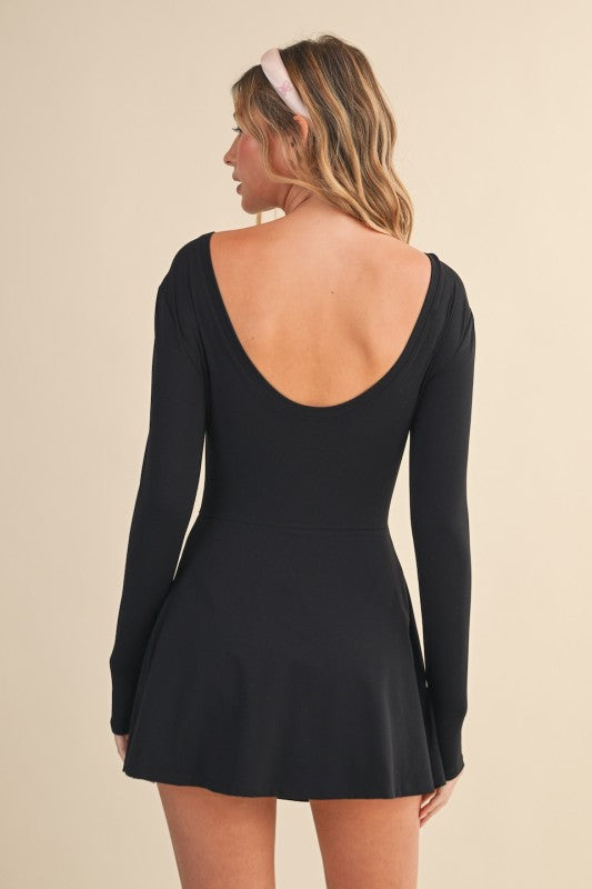Save the Last Dance Wrap Tie Front Dress