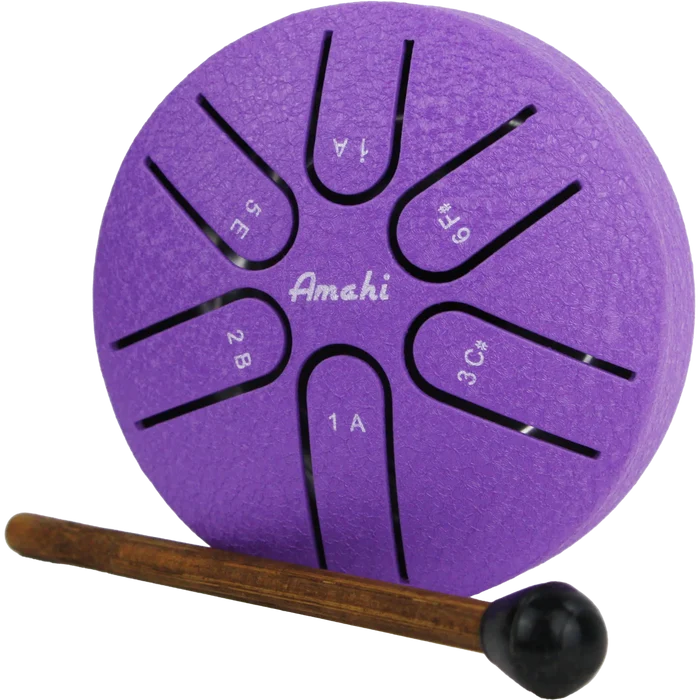3" Steel Tongue Drum - Purple