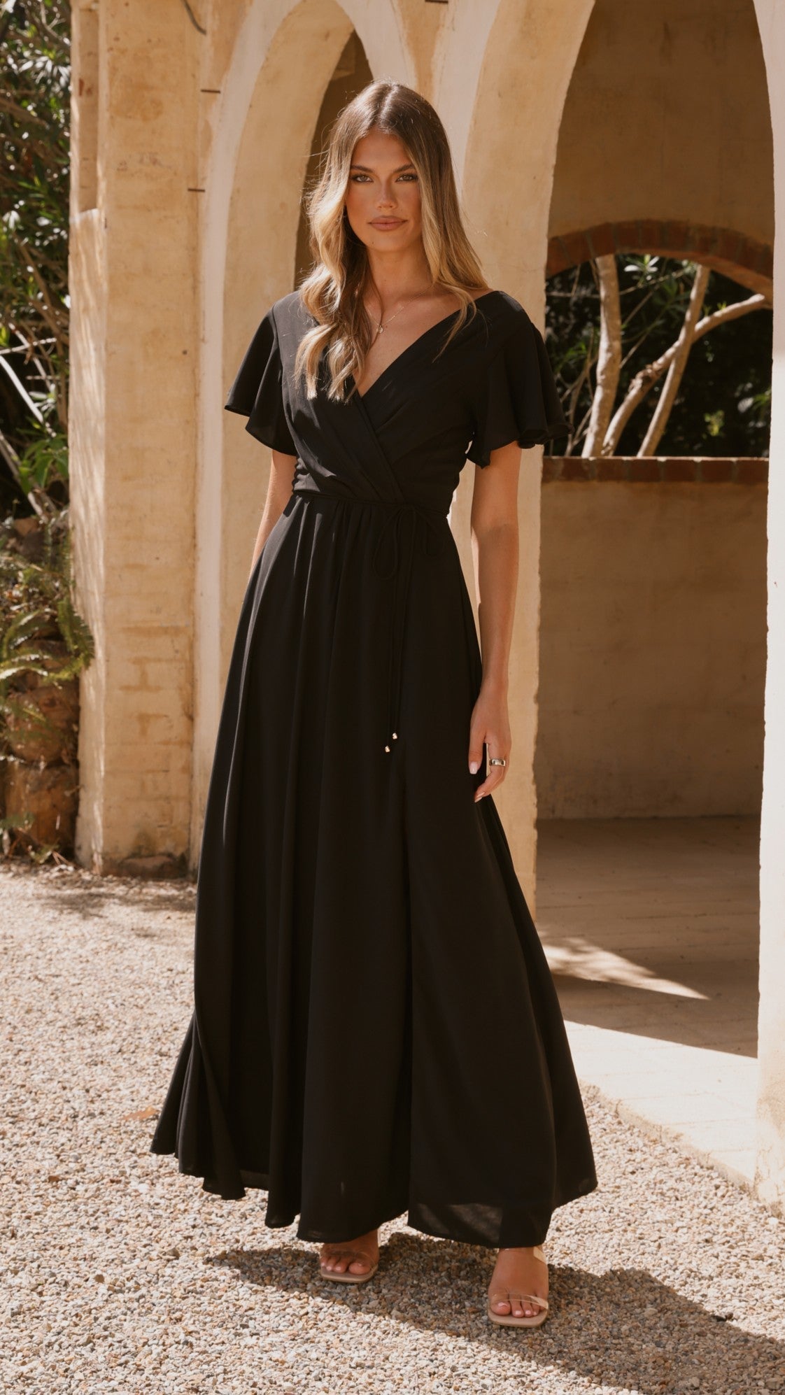 Charlize Maxi Dress - Black