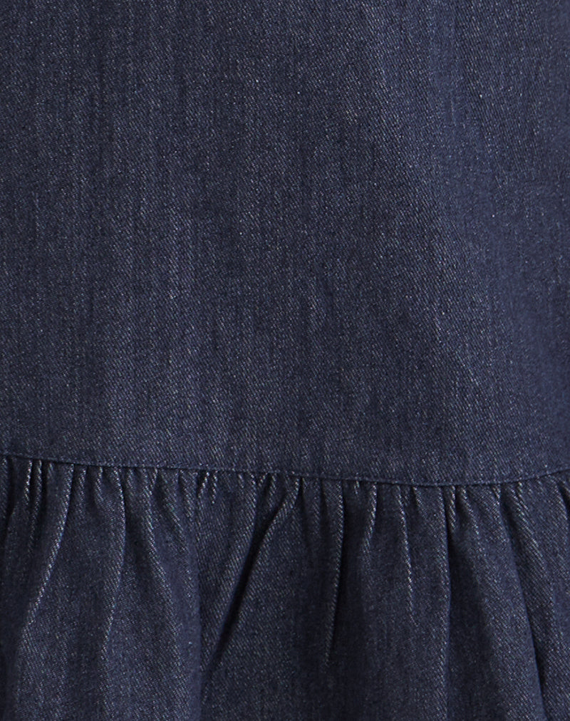 Pamina Mini Dress in Denim Indigo