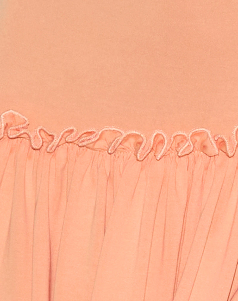 Suvi Cami Mini Dress in Coral
