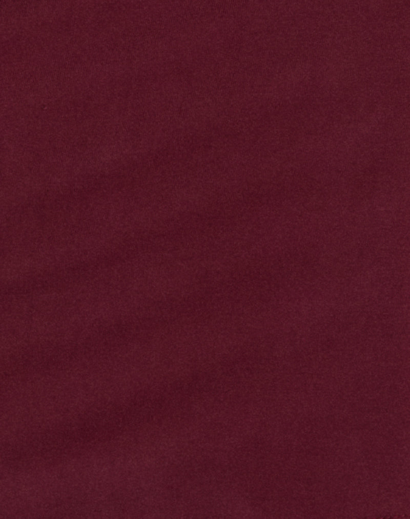 Yuzuki Mini Dress in Cupro Burgundy