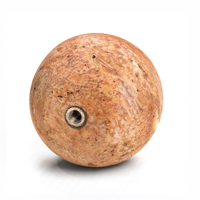 Bubble Red Travertine Stone Knob