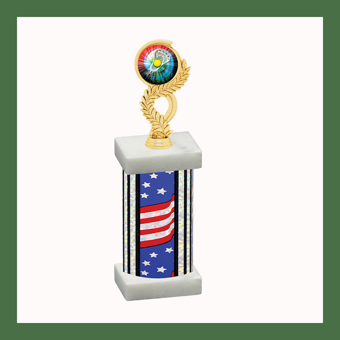 Lacrosse Laurel Mylar Column Trophy-Copy