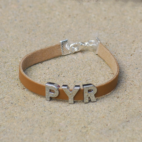 "PYR" charm/friendship bracelet - 8 inches