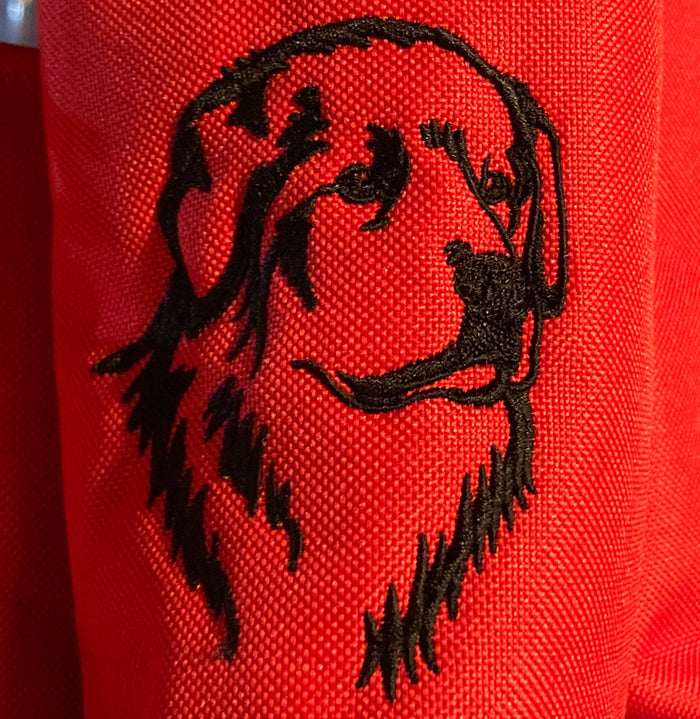Pyrenees Water Bottle Holder - red/black