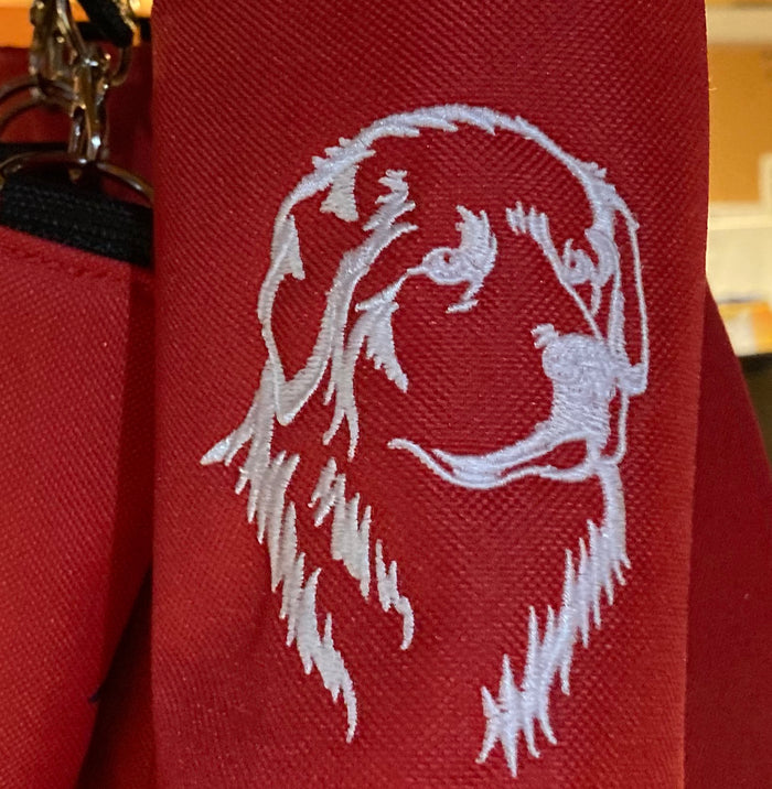 Pyrenees Water Bottle Holder - red/white