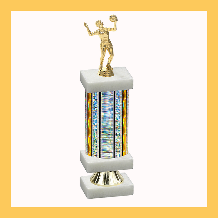 Volleyball Column Riser Trophy