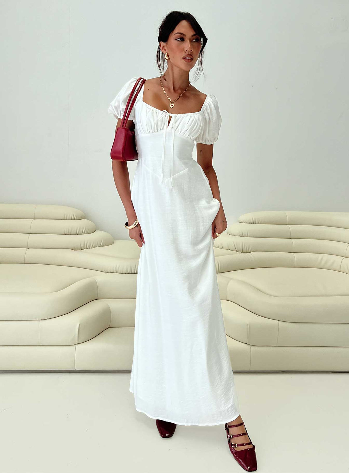 Summer Song Maxi Dress White