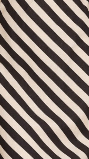 Ellery Maxi Dress - Black/Beige Stripe