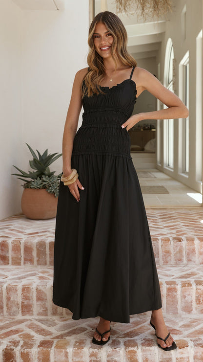 Vida Maxi Dress - Black