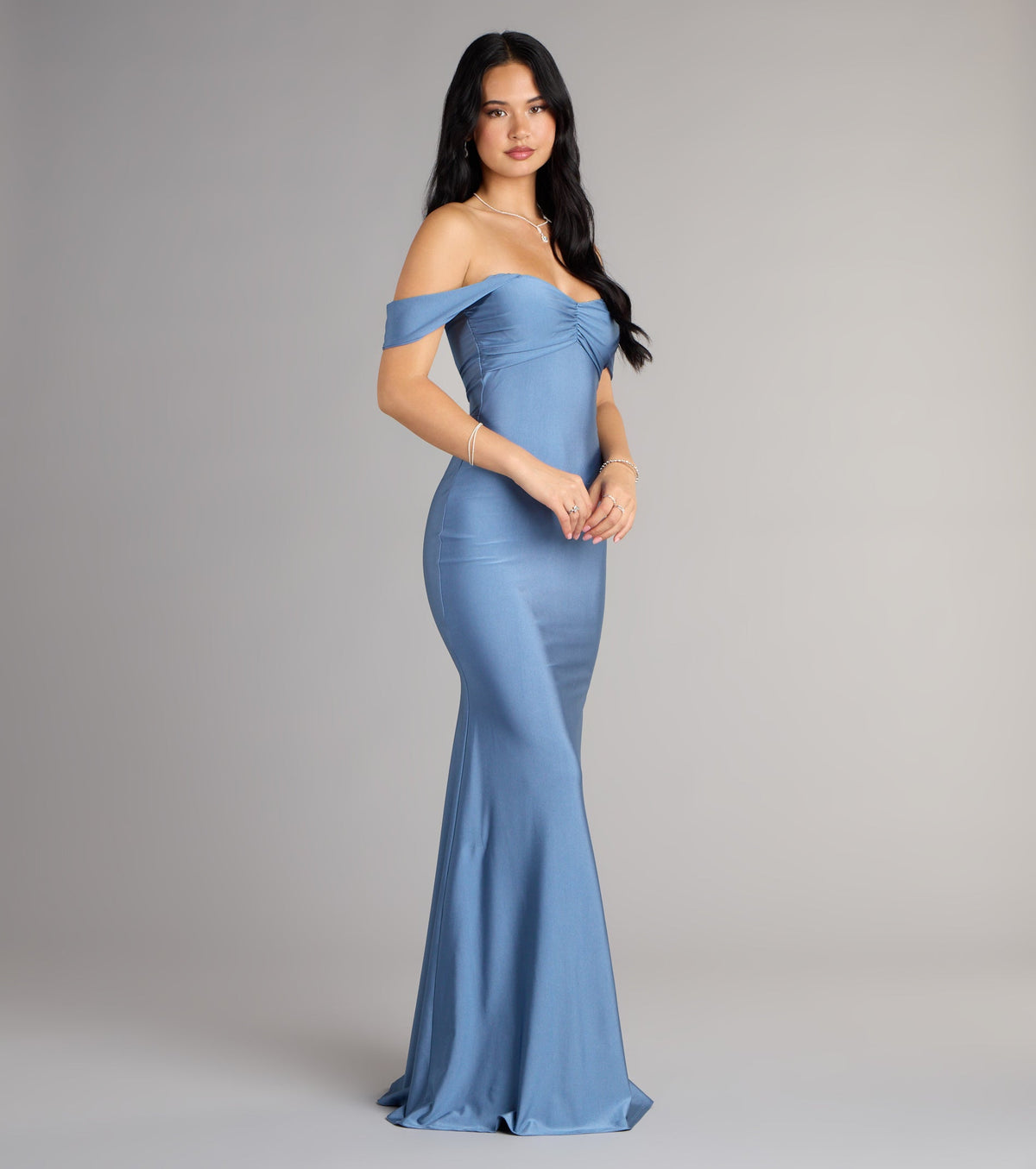 Rae Off-The-Shoulder Mermaid Formal Dress