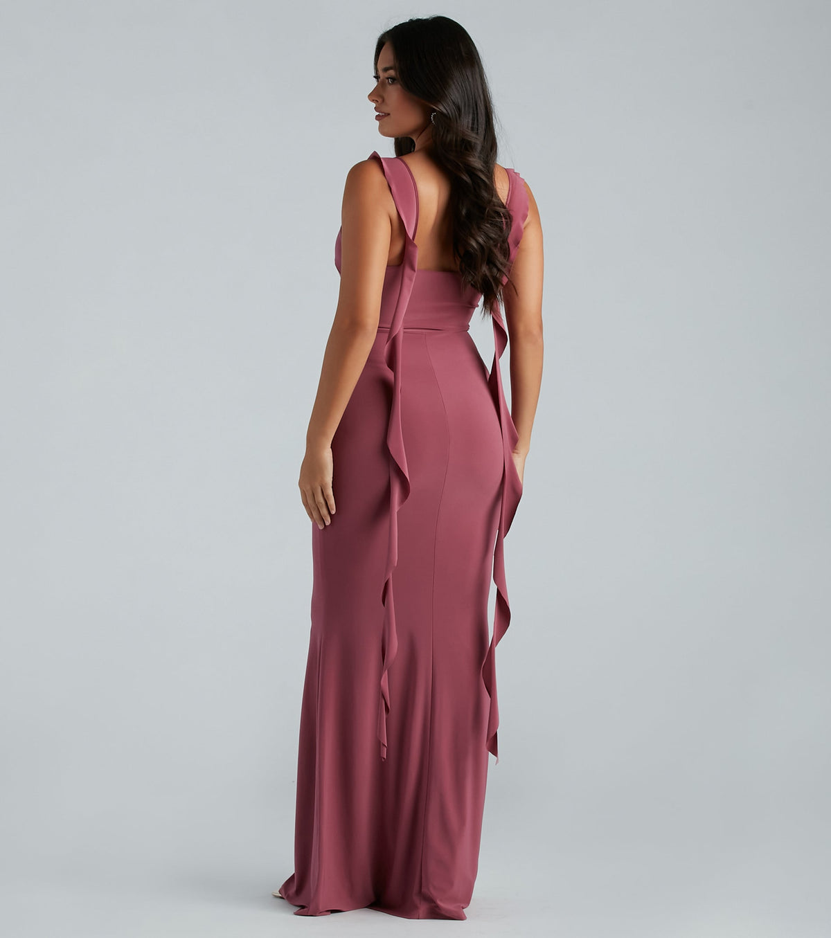 Barbara Formal Ruffle Mermaid Dress
