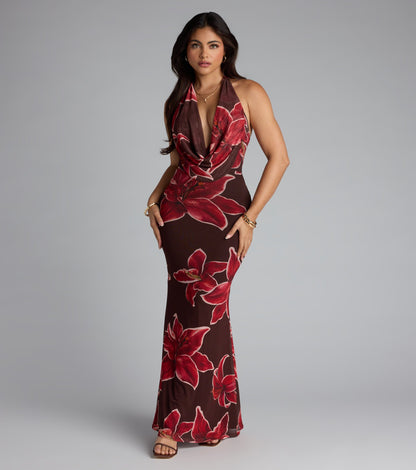 Island Muse Floral Maxi Dress
