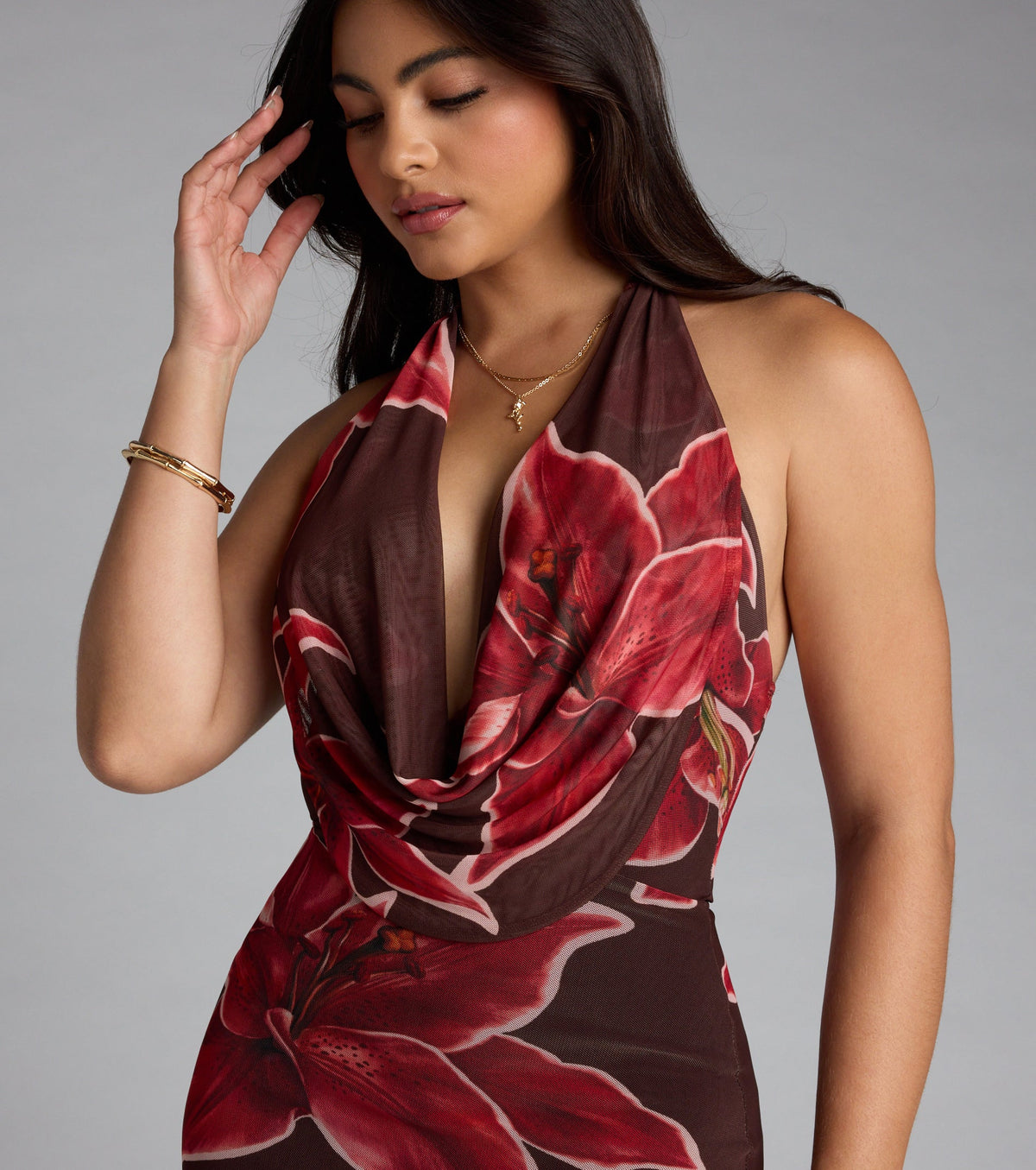 Island Muse Floral Maxi Dress