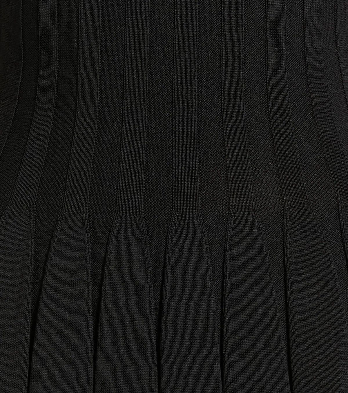 Radiant Cutie Halter Rib Knit Skater Mini Dress