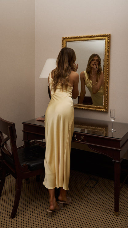 Greta Maxi Dress - Yellow