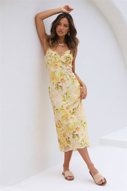 Sunkissed Midi Dress Yellow
