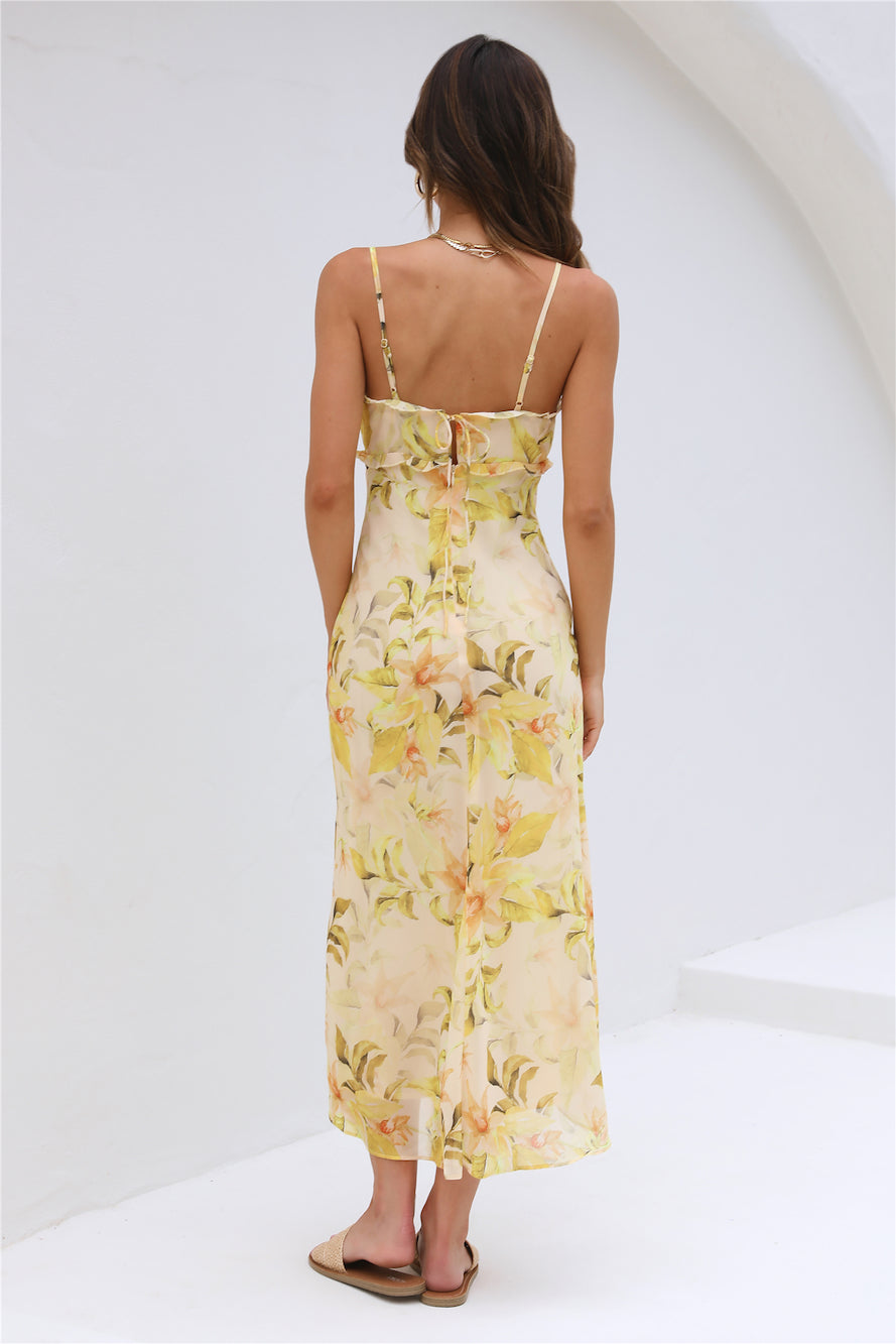Sunkissed Midi Dress Yellow