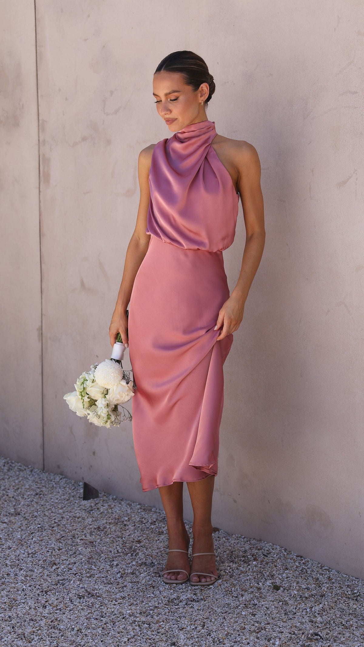 Esther Maxi Dress - Baked Rose