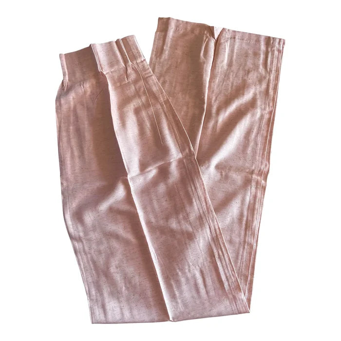 1950’s Pink Gold Sparkle Drapery Panel - Annabel Bleu