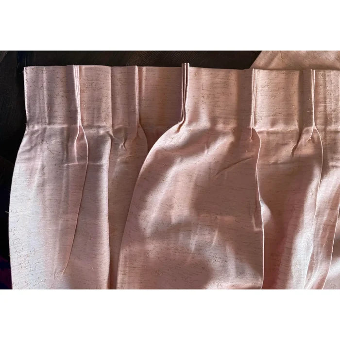 1950’s Pink Gold Sparkle Drapery Panel - Annabel Bleu