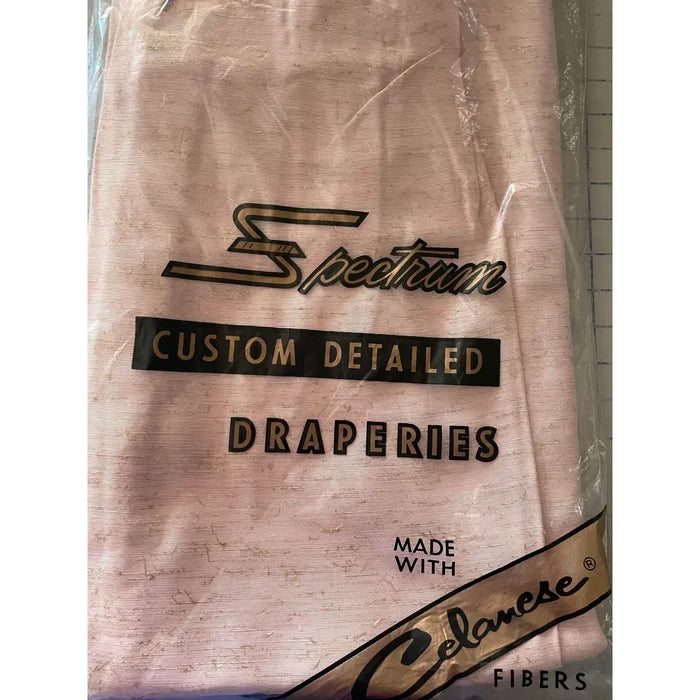 1950’s Pink Gold Sparkle Drapery Panel - Annabel Bleu