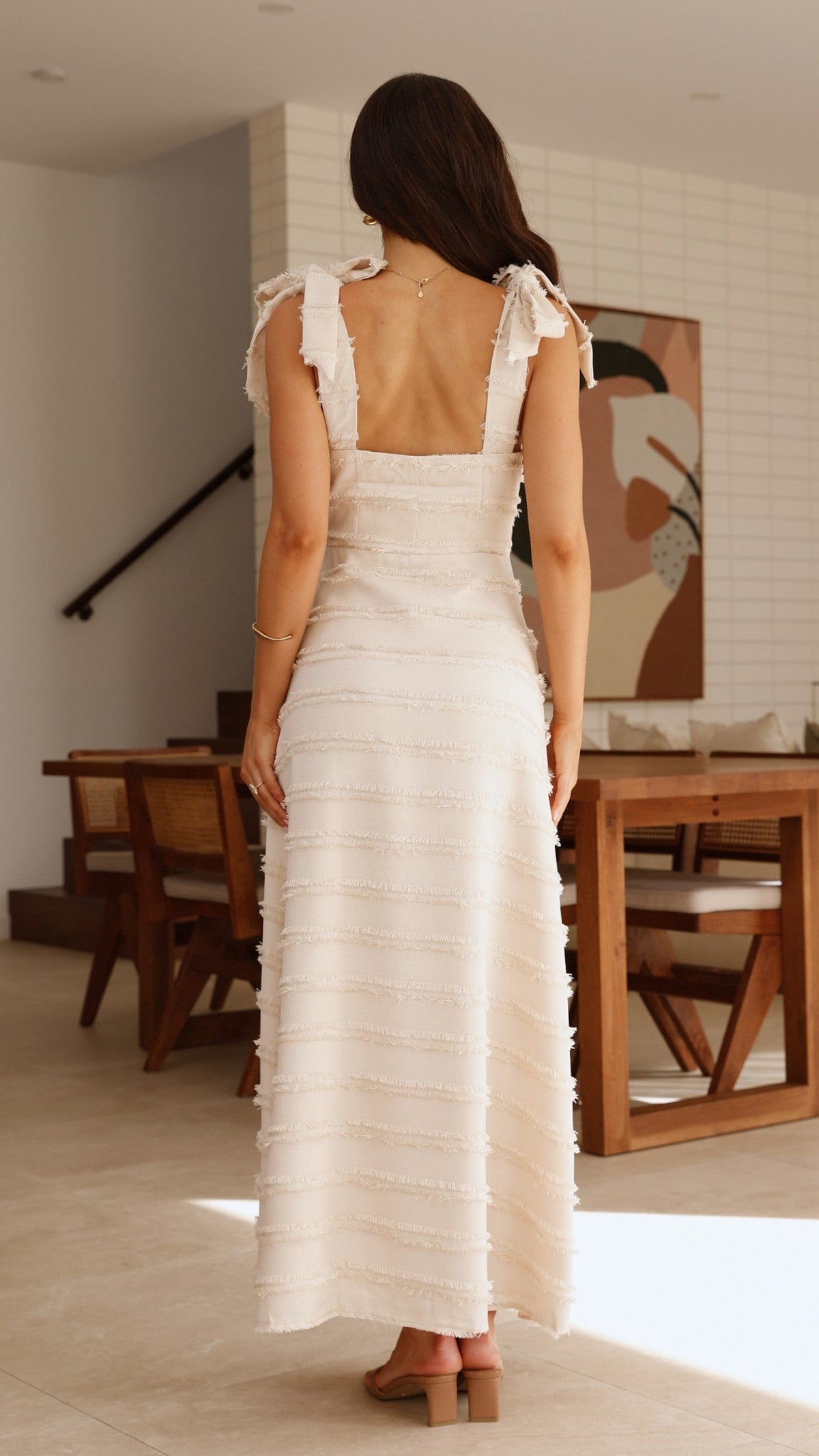 Dela Maxi Dress - Cream