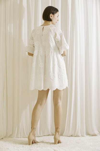 Live In Time Floral Mini Dress