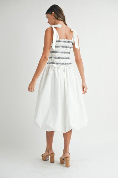 Feeling Bubbly Midi Dress