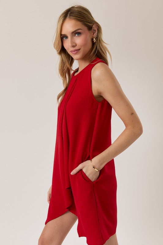 Sassy in Red Dress