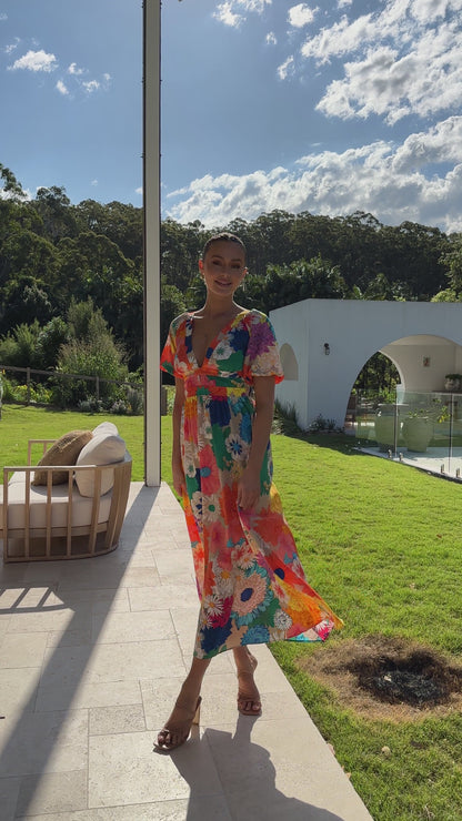 Baker Maxi Dress - Multi Floral