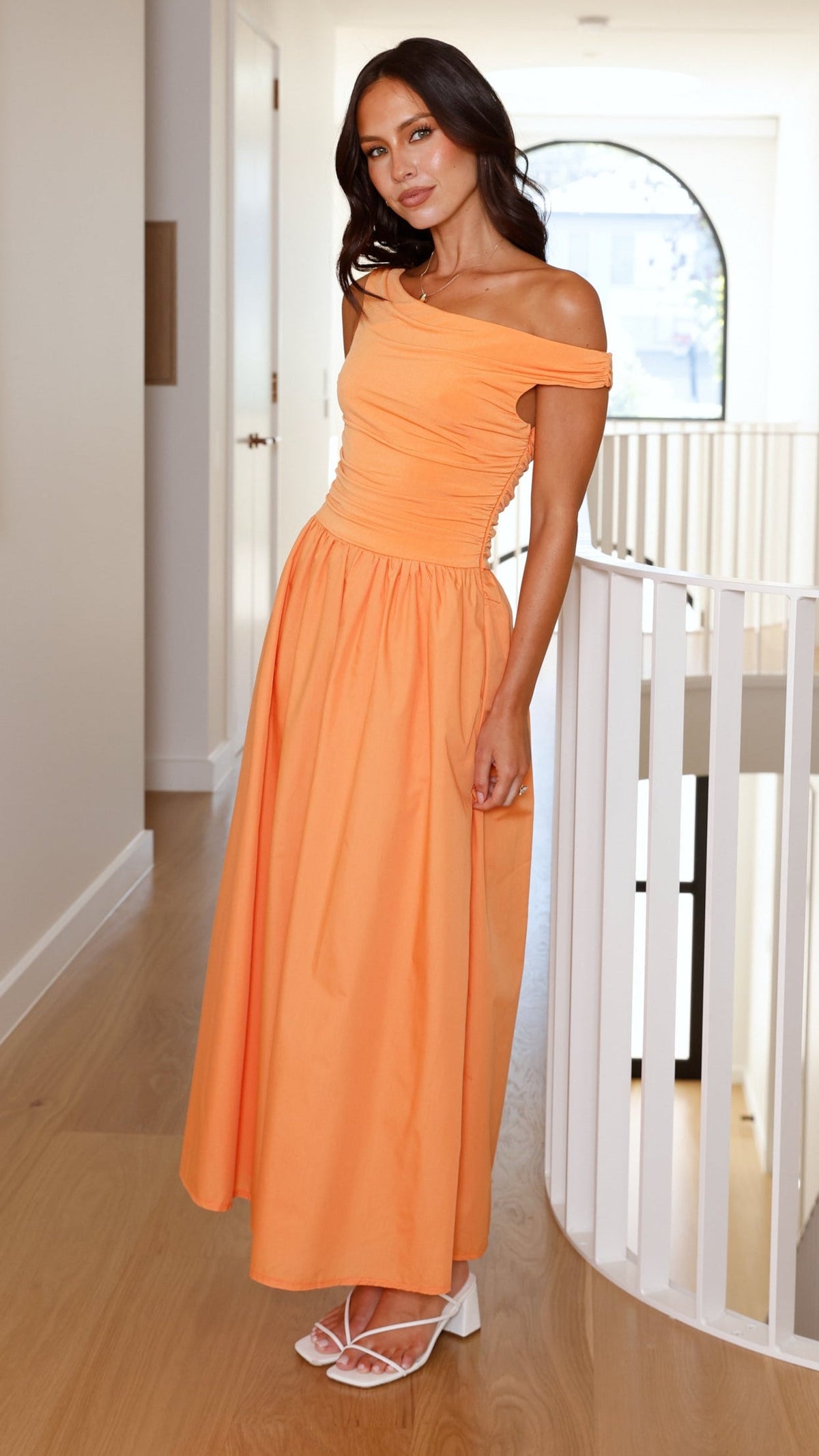 Immy Midi Dress - Melon