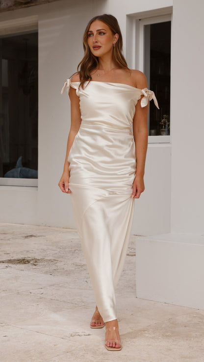 Frida Maxi Dress - Champagne