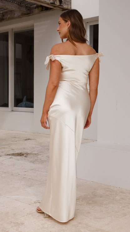 Frida Maxi Dress - Champagne