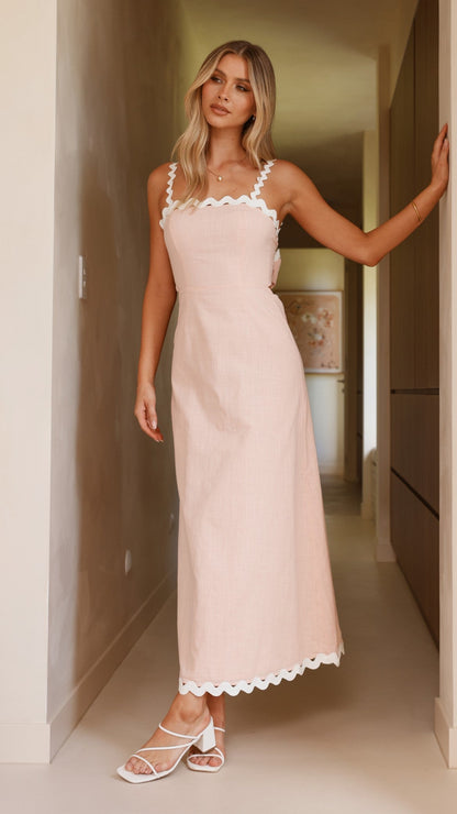 Fiora Maxi Dress - Pink