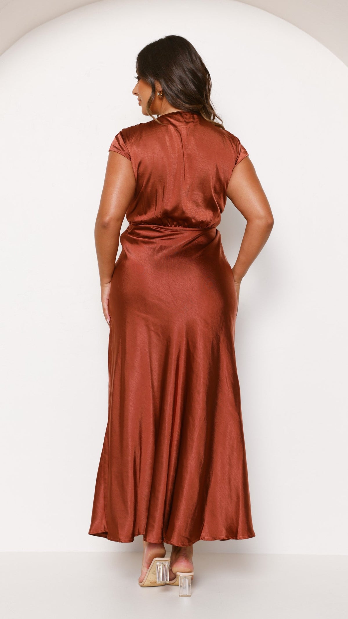 Selma Maxi Dress - Rust