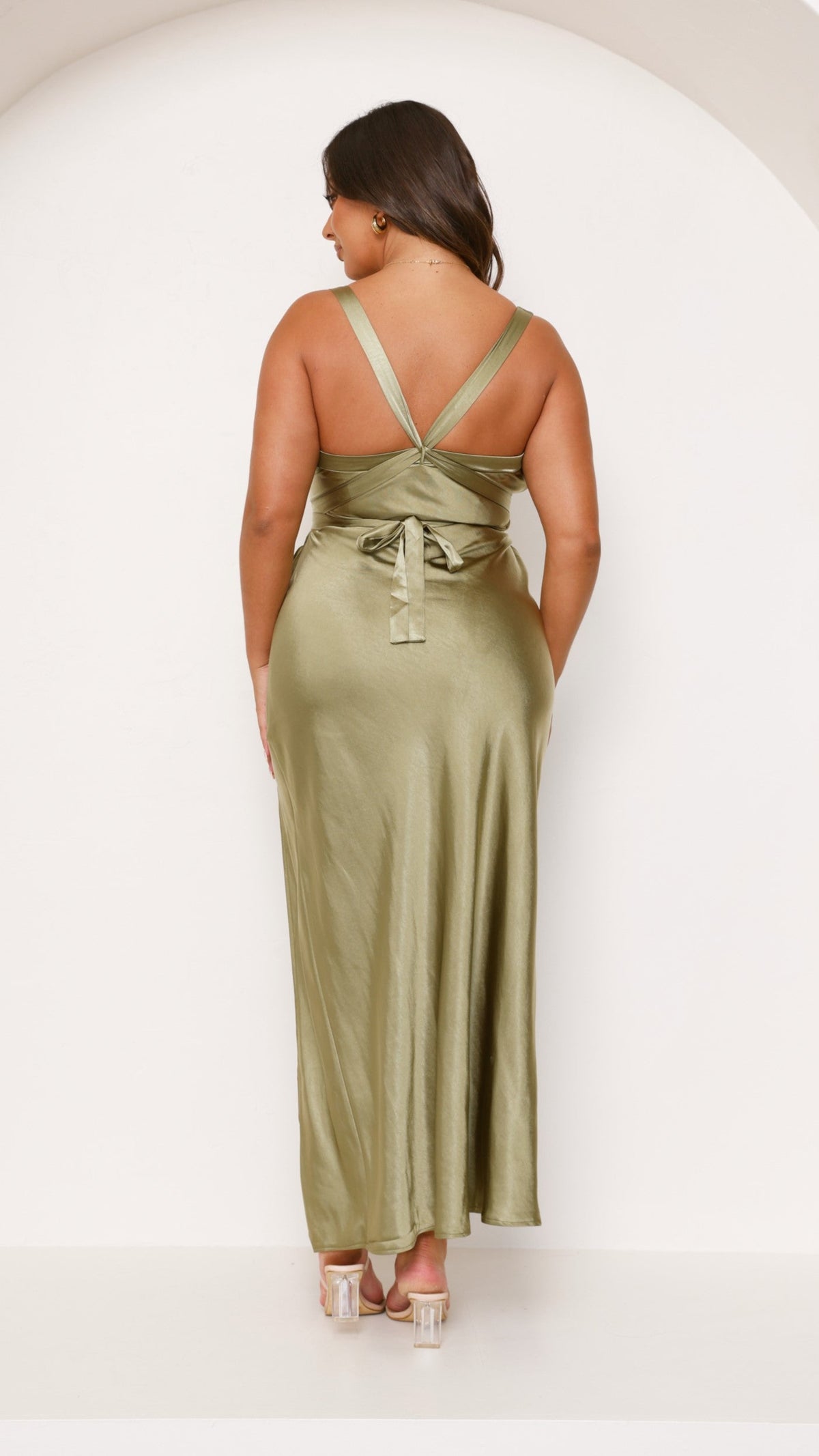 Zendaya Maxi Dress - Olive