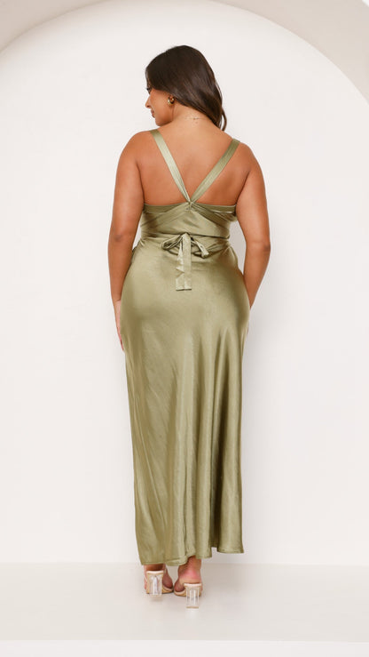Zendaya Maxi Dress - Olive