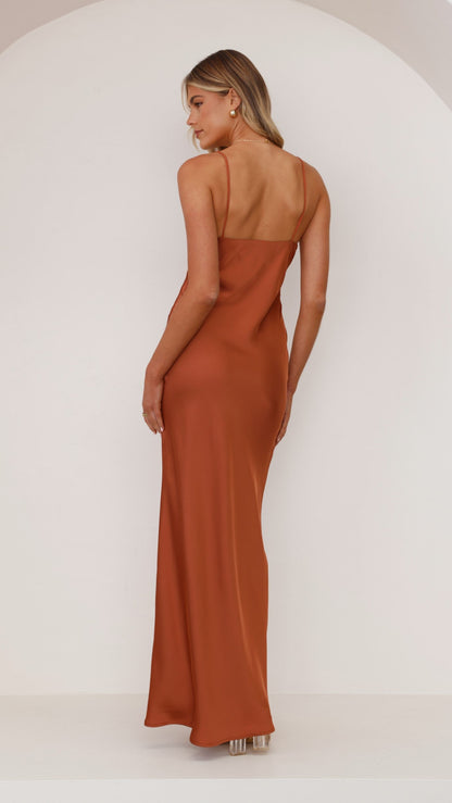 Ziah Maxi Dress - Copper