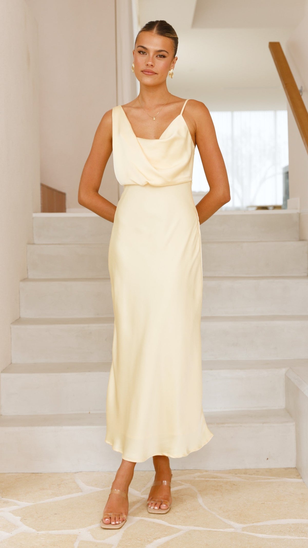 Audrey Maxi Dress - Yellow