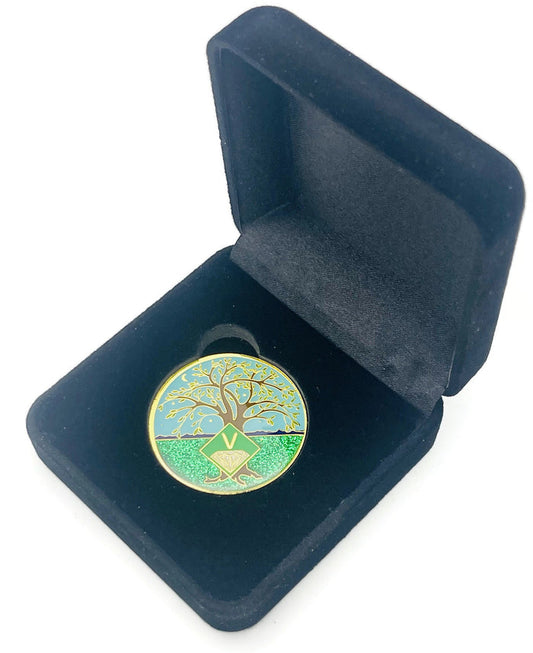 5 Year Tree of Life Specialty Tri-Plated NA Recovery Medallion - Five Year Chip/Coin