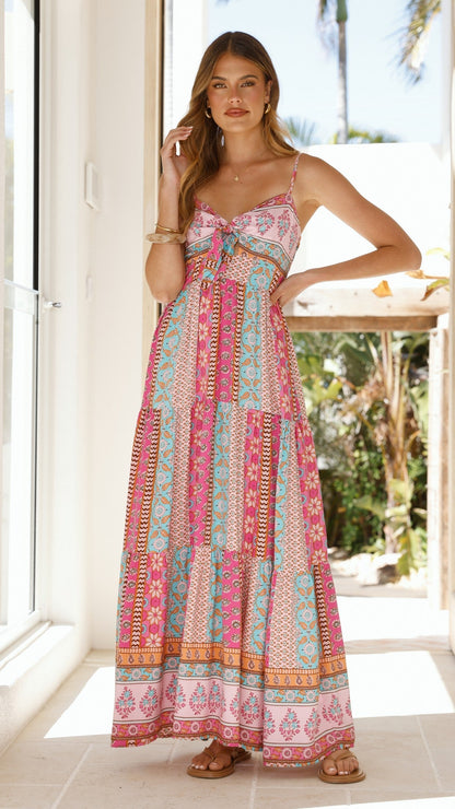 Bambi Maxi Dress - Cedella Print