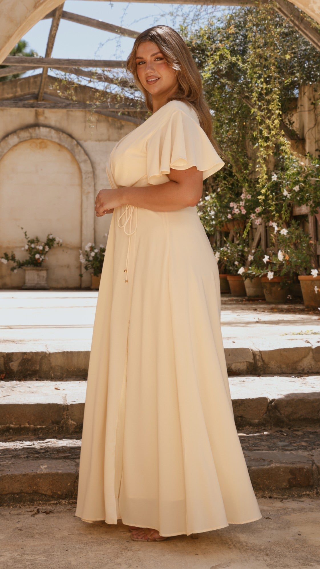Charlize Maxi Dress - Yellow
