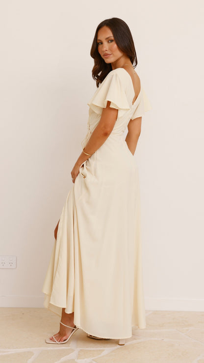 Charlize Maxi Dress - Yellow