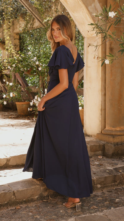 Charlize Maxi Dress - Navy