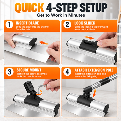Drywall Skimming Blade-Multi-Functional Professional Putty Knife Set