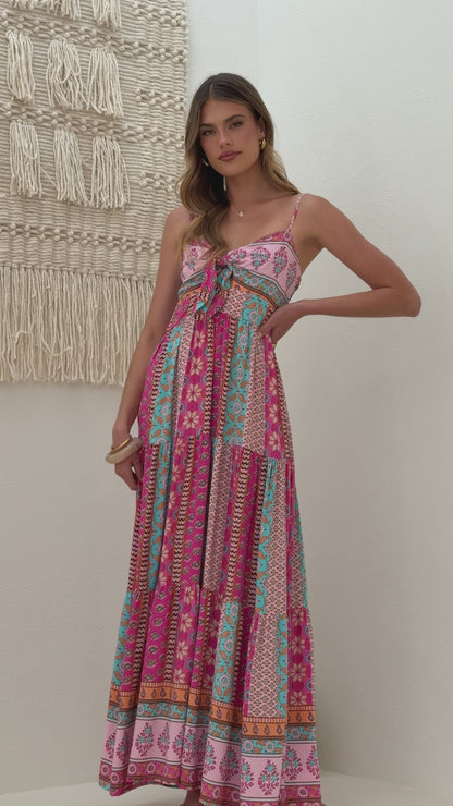 Bambi Maxi Dress - Cedella Print