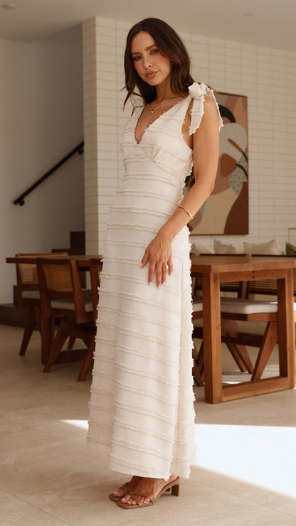 Dela Maxi Dress - Cream