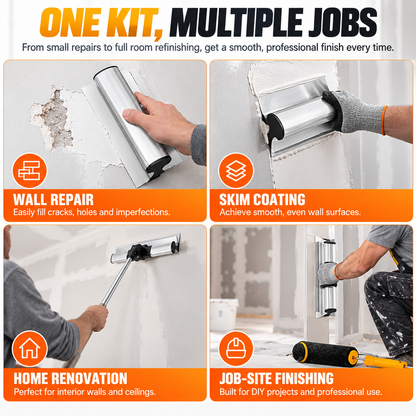 Drywall Skimming Blade-Multi-Functional Professional Putty Knife Set